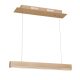TIMBER 12W LED téglalap alakú fa függőlámpa MLP567 Milagro fa + fém + akril