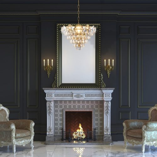 Mennyezeti lámpa csillár SELnianaA Gold 6xE14 Milagro