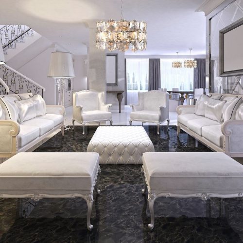 AUSTIN csillár mennyezeti lámpa króm 6xE14 Milagro