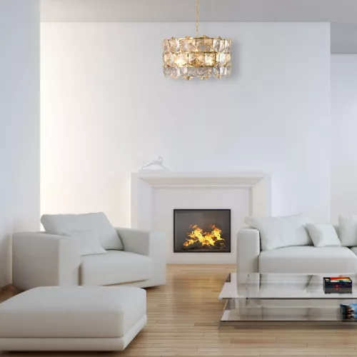 AUSTIN arany csillár mennyezeti lámpa 6xE14 Milagro