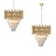 MADISON arany csillár függőlámpa 9xE14 Milagro