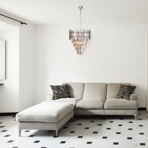 ASPEN II csillár mennyezeti lámpa króm 9xE14 Milagro