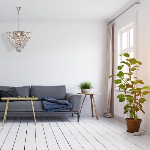 CHELSEA csillár függőlámpa króm 6xE14 Milagro