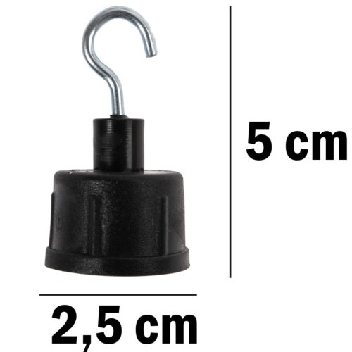 Fém HOOK tartó kampóvég a mimóza füzérhez