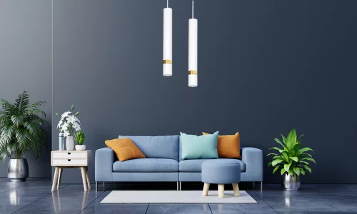 JOKER függőlámpa WHITE/GOLD 1x GU10 MILAGRO Fém modern stílusban