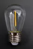 E27 ST45 LED izzó 1,5W = 15W 150lm 2700K Meleg 360°-os EKO-LIGHT izzószál a Girlandhoz