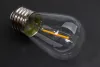 E27 ST45 LED izzó 1,5W = 15W 150lm 2700K Meleg 360°-os EKO-LIGHT izzószál a Girlandhoz