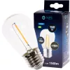 E27 ST45 LED izzó 1,5W = 15W 150lm 2700K Meleg 360°-os EKO-LIGHT izzószál a Girlandhoz