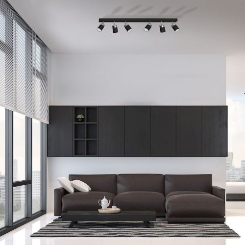 JOKER BLACK GOLD mennyezeti lámpa 6x GU10 MILAGRO Fém modern stílusban