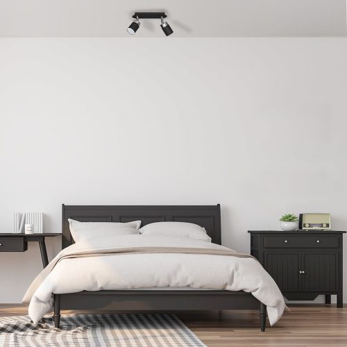 JOKER BLACK GOLD mennyezeti lámpa 2x GU10 MILAGRO Fém modern stílusban