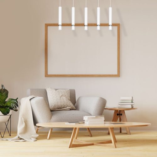 JOKER függőlámpa WHITE GOLD 5x GU10 MILAGRO Fém modern stílusban