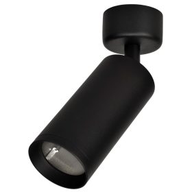   Felületre szerelhető halogén mennyezeti lámpatest MICA Black 1xGU10 Spot Milagro