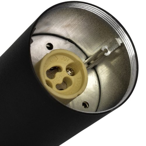 Felületre szerelhető halogén mennyezeti lámpatest MICA Black 1xGU10 Spot Milagro