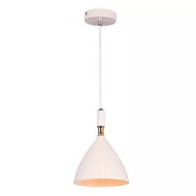   OTTO függőlámpa 1xE27 klasszikus fehérarany belső ML6159 fém + üveg