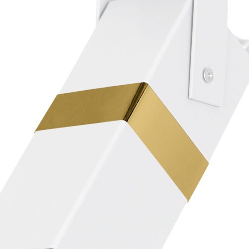 Mennyezeti fali lámpa Fali lámpa 1x GU10 Spot Loft White + Gold VIDAR Milagro