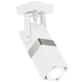   Mennyezeti fali lámpa Fali lámpa 1x GU10 Spot Loft fehér + ezüst VIDAR Milagro