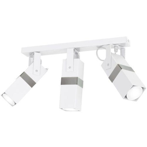 Mennyezeti lámpa 3x GU10 Spot Fehér + Ezüst VIDAR Milagro Modern stílus