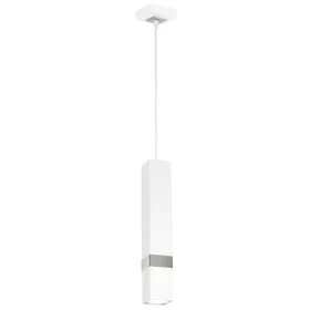   Függesztett lámpa Tuba Zwis VIDAR fehér + ezüst 1x GU10 Milagro Metal Modern stílus
