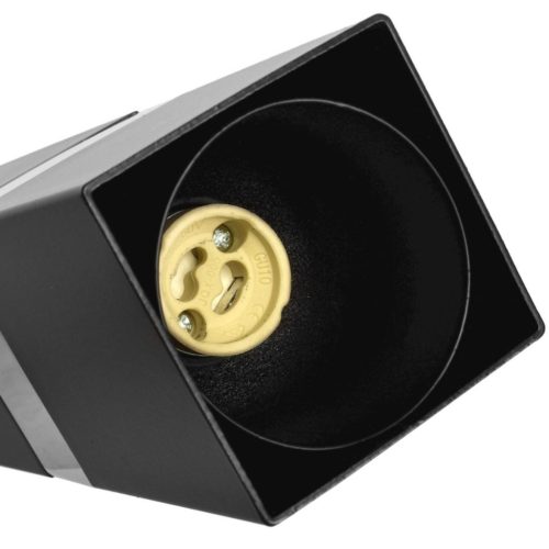 Függesztett lámpa Tuba Zwis VIDAR Fekete + ezüst 3x GU10 Milagro Metal Modern stílus