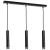 DANI függőlámpa 3xGU10 keskeny ernyő fekete króm MLP6232 Milagro Metal