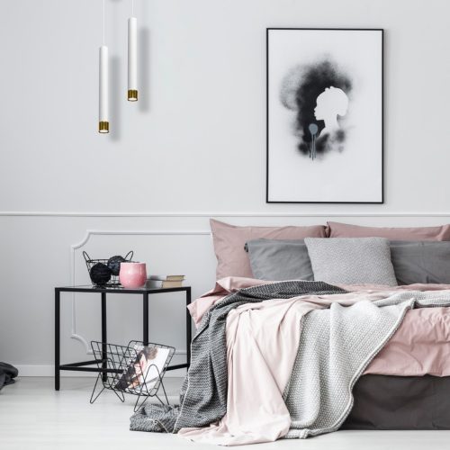 DANI függőlámpa 1xGU10 keskeny ernyő fehérarany MLP6235 Milagro Metal