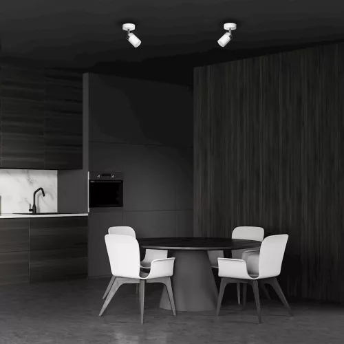 JOKER WHITE WOOD fali lámpa mennyezeti lámpa 1xGU10 MILAGRO Fém modern stílusban