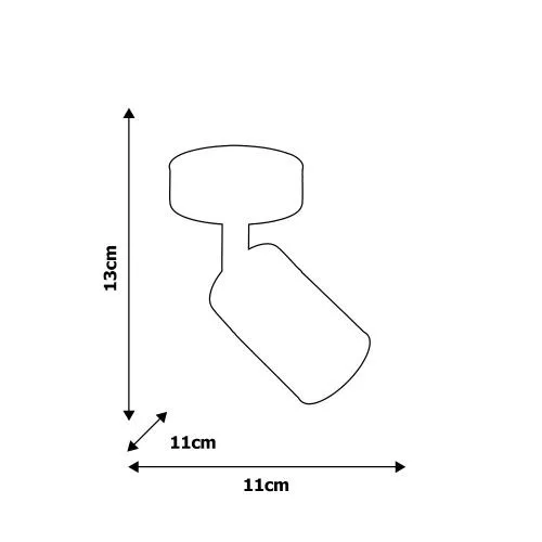 JOKER WHITE WOOD fali lámpa mennyezeti lámpa 1xGU10 MILAGRO Fém modern stílusban