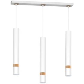   JOKER függőlámpa WHITE/WOOD 3x GU10 MILAGRO Fém modern stílusban