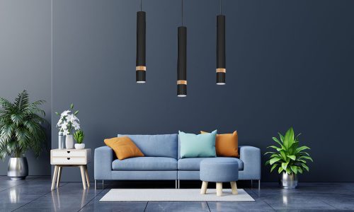 JOKER BLACK/WOOD függőlámpa 3x GU10 MILAGRO Fém modern stílusban