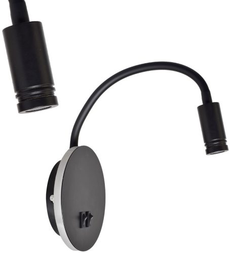 LED USB hullámlámpa fekete 8W + 2W MiLAGRO BASE