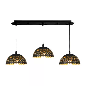 LISA függőlámpa 3xE27 Black Elegant ML6136 Milagro Metal