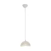 LISA függőlámpa 1xE27 18 cm Fehér Elegant ML6138 Milagro Metal