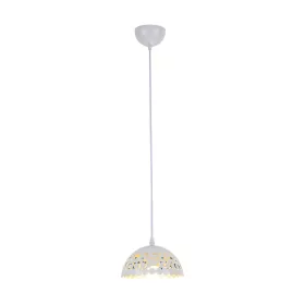   LISA függőlámpa 1xE27 18 cm Fehér Elegant ML6138 Milagro Metal