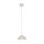 LISA függőlámpa 1xE27 18 cm Fehér Elegant ML6138 Milagro Metal