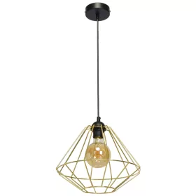   Függesztett lámpa LUPO 1xE27 Geometric Shape Loft Black Gold MLP6270 Milagro Metal