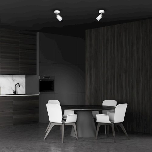 JOKER BLACK WOOD fali lámpa mennyezeti lámpa 1xGU10 MILAGRO Fém modern stílusban