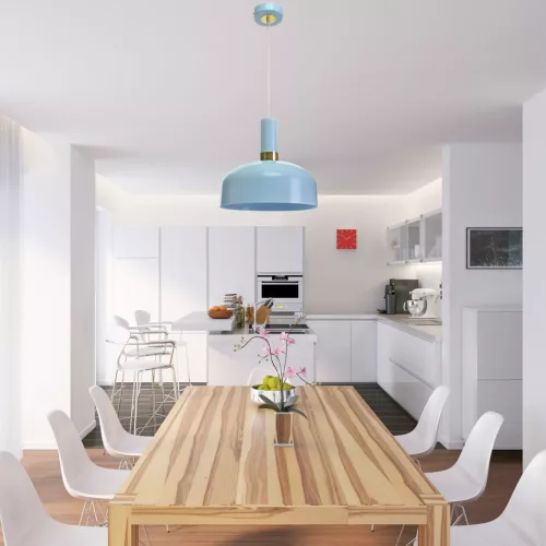 MiLAGRO MALMO kék csillár függőlámpa 1x E27