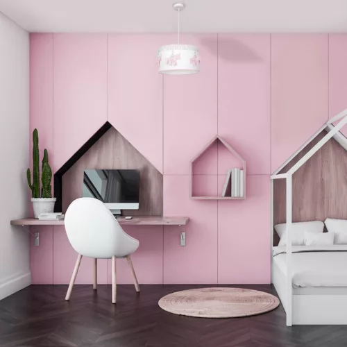 UNI 1xE27 Girly Unicorns függőlámpa MLP64900 Milagro fém + szövet + fa