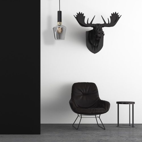 MiLAGRO ROMA BLACK fekete függőlámpa 1x E27