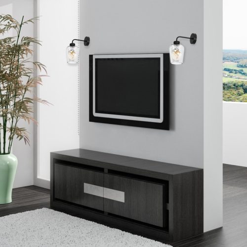 SANTIAGO CLEAR fali lámpa 1xE27 Milagro