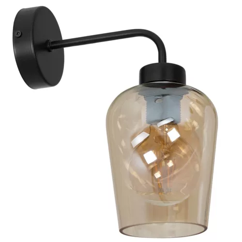 SANTIAGO Borostyán fali lámpa 1xE27 Milagro