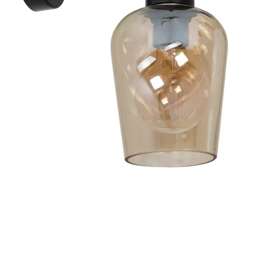 SANTIAGO Borostyán fali lámpa 1xE27 Milagro