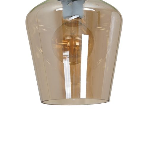 SANTIAGO Borostyán mennyezeti lámpa 1xE27 Milagro