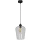 SANTIAGO függőlámpa 1xE27 átlátszó üveg lámpaernyő MLP6605 Fém + Üveg