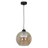SOFIA függőlámpa 1xE27 MLP6578 Borostyán gömb lámpaernyő Milagro Metal + Glass