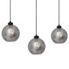 SOFIA függőlámpa 3xE27 MLP65800 Füstölt lámpaernyő Gömb Milagro Fém + Üveg