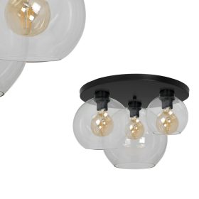   Felületre szerelhető mennyezeti lámpa SOFIA CLEAR 3xE27 Milagro