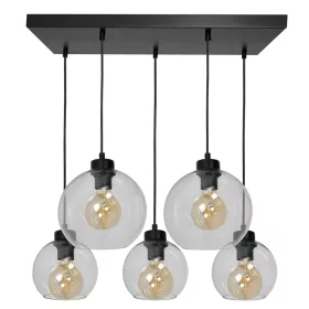   SOFIA függőlámpa 5xE27 MLP65900 Átlátszó gömb lámpaernyő Milagro Metal + Glass