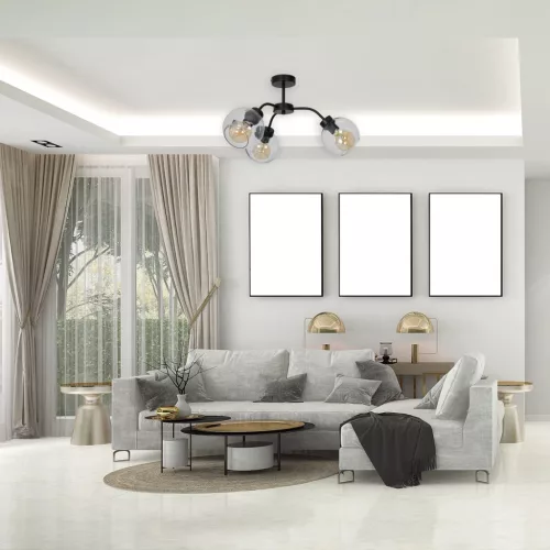 SOFIA CLEAR mennyezeti lámpa 3xE27 Milagro