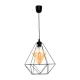ALAMBRE függesztett lámpa 1xE27 4W geometriai alakú izzóval MLP4130 Milagro Metal